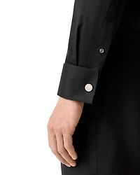 Contemporary Fit Plissé Bib Formal Shirt