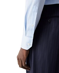 Contemporary Fit Fine Striped Twill Shirt