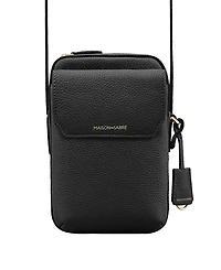 Leather Zip Phone Pouch