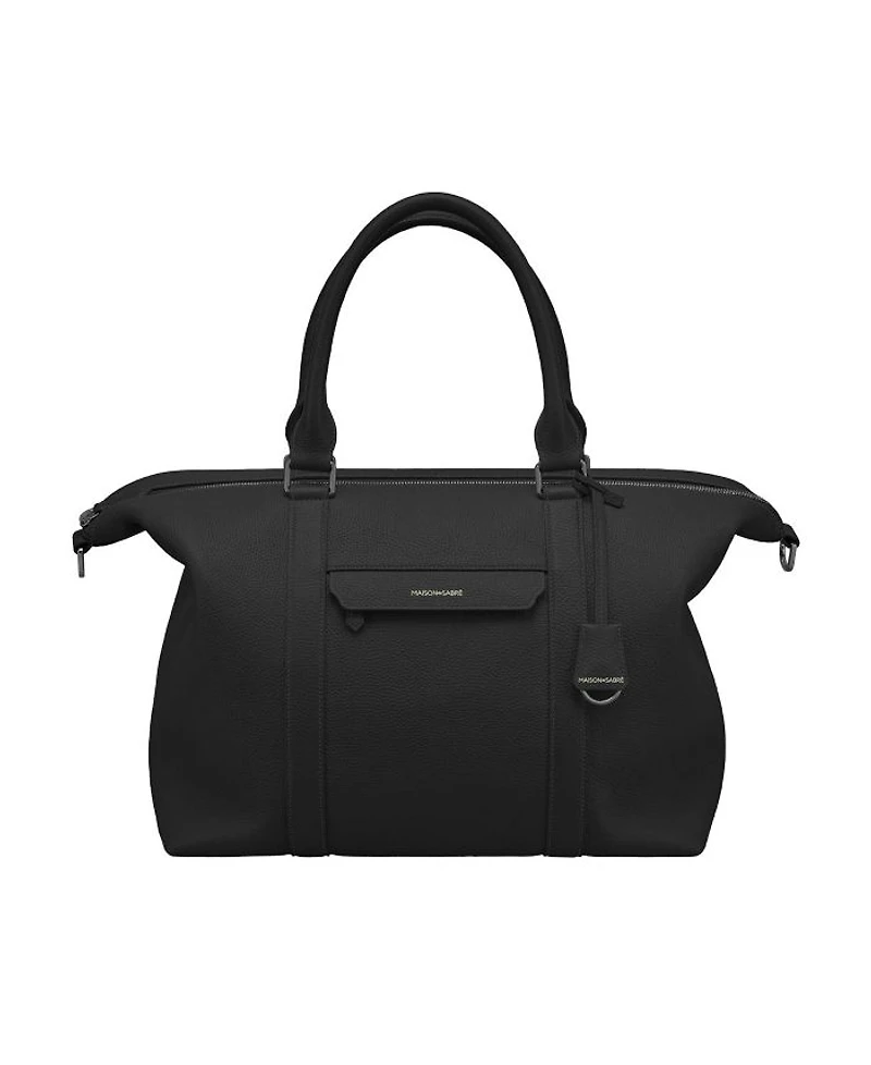 Large Leather Weekender Bag