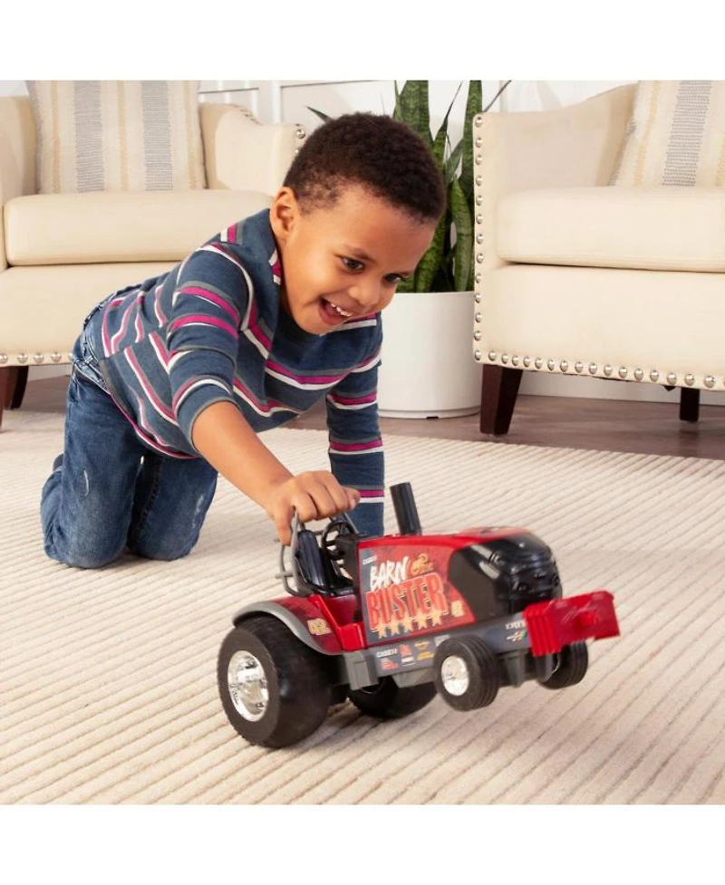 Unisex 1/16 Big Farm Case IH Barn Buster Pulling Toy Tractor 2-4 - Ages 5-7