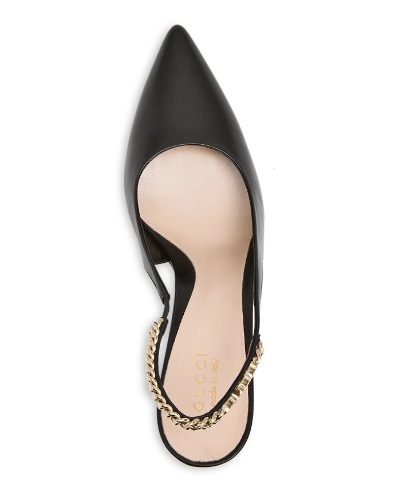 Women's Signoria Embellished Slingback Pumps