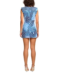 Nathalie Swirl Mini Dress