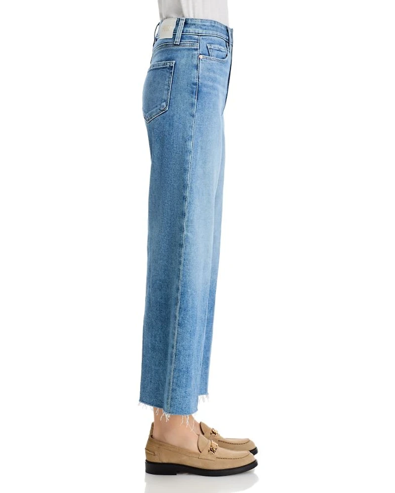Anessa High Rise Wide Leg Ankle Jeans