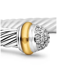 Cable Classics Bracelet with Diamonds and Gold