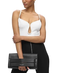 Etta Leather Clutch