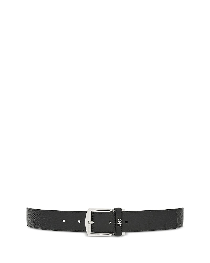 Ferragamo Men's Adjustable Reversible Leather Belt