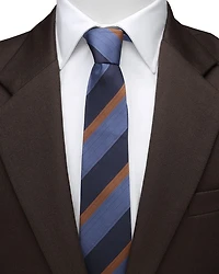 The Andrew Stripe Silk Classic Tie