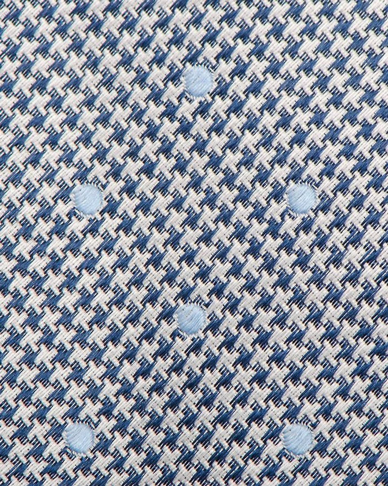 Dotted Herringbone Silk Tie