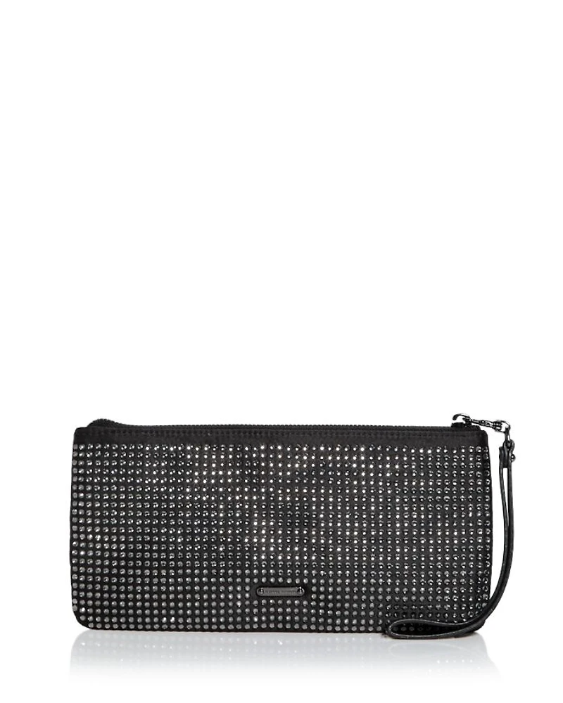 Crystal Embellished Wristlet