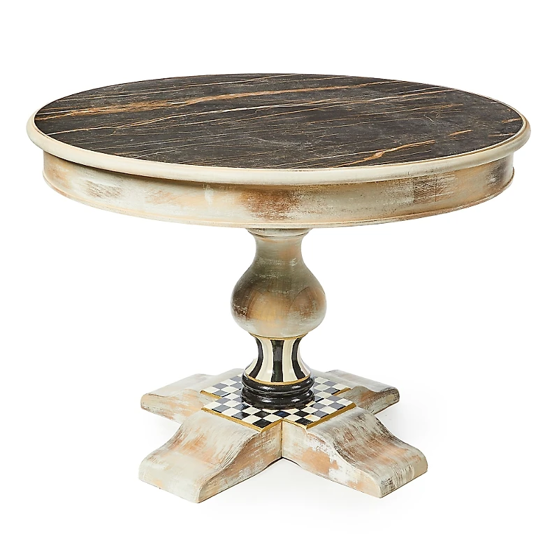 Mackenzie-Childs Tuscan Farm 39 Round Pedestal Table