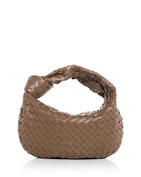 Bottega Veneta Teen Jodie Intrecciato LeatherTop Handle Bag