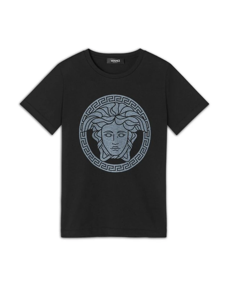 Unisex Medusa Greca Graphic Jersey Tee - Little Kid, Big Kid