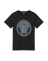 Unisex Medusa Greca Graphic Jersey Tee - Little Kid, Big Kid