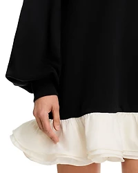 Oakley Contrast Hem Sweater Dress