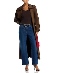 Le Jane High Rise Ankle Wide Leg Jeans Kirk
