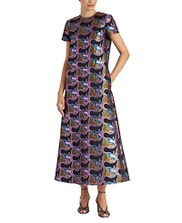 Super Swing Dress Spritz Blue Petro