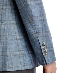Loro Piana Wool, Silk & Linen Fabric Slim Fit Unstructured Sport Coat