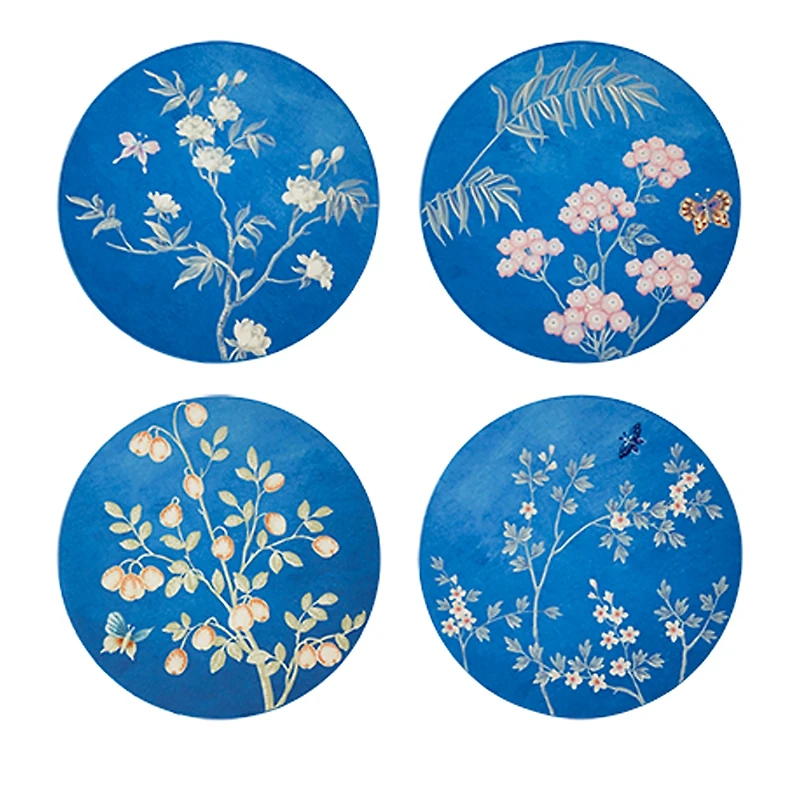 Addison Ross Chinoiserie Lacquered Coasters