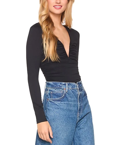 V Wire Long Sleeve Top