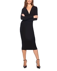 Twist Front Midi Dress