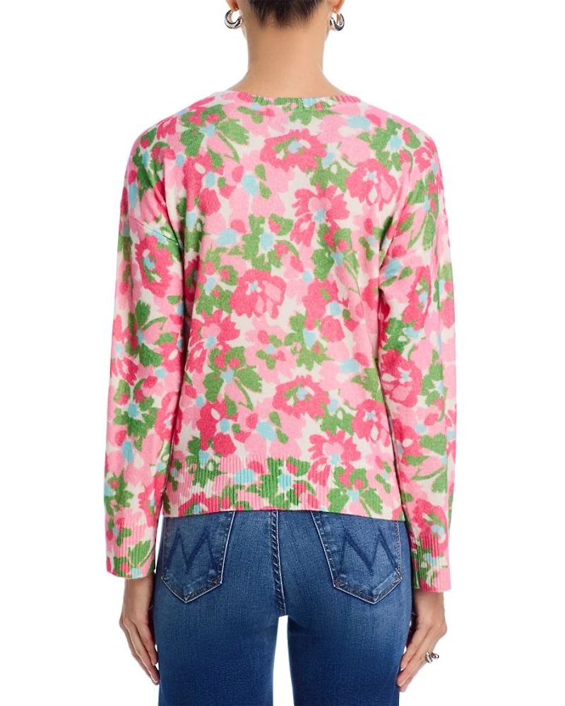 Spring Floral Crewneck Sweater - Exclusive