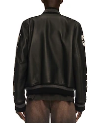 Leather Varsity Jacket