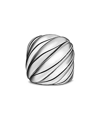 Sterling Silver Sculpted Cable Ring