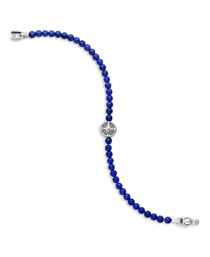 Spiritual Beads Compass Rose Bracelet with Lapis