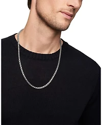 Men's Sterling Silver Extra Large Box Chain, 5.2mm