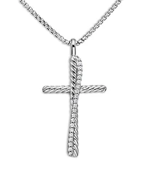 Crossover Cross with Diamonds on Chain