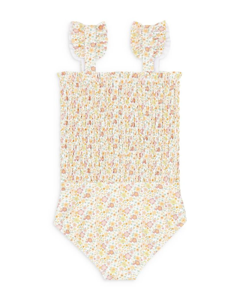 Girls' Marigold Smocked One Piece Swimsuit - Baby, Little Kid, Big Kid