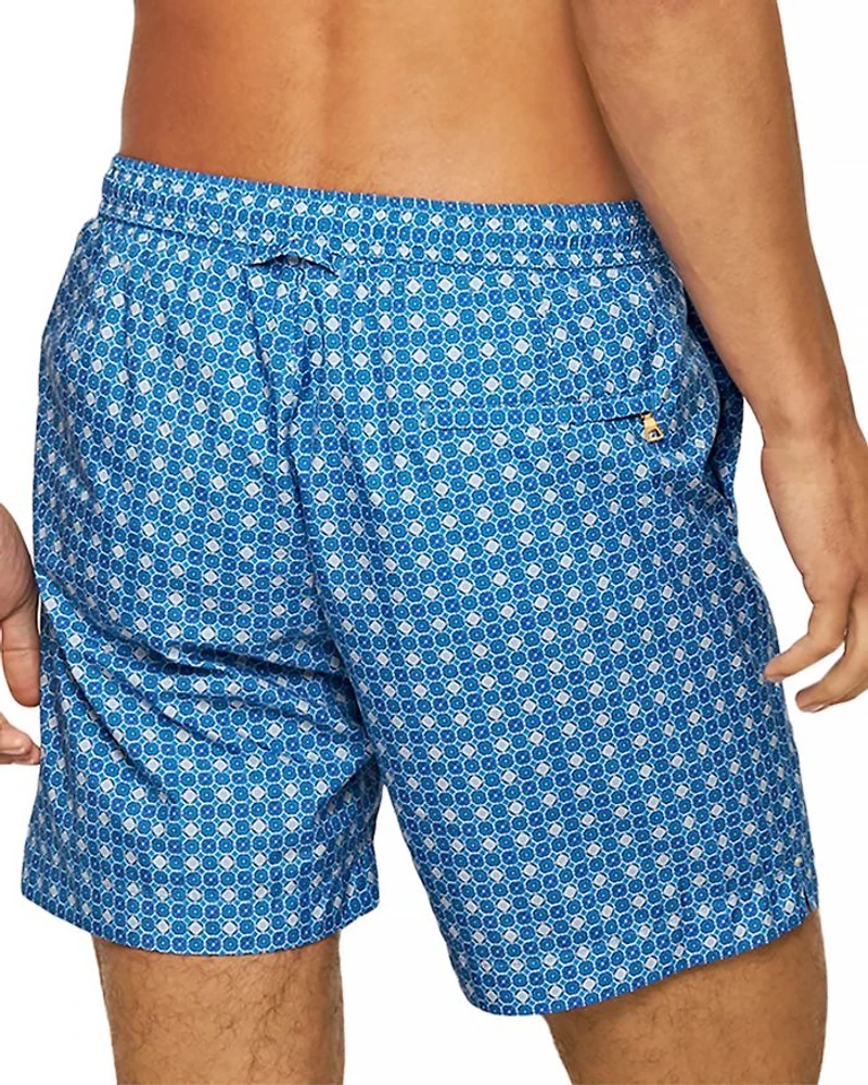 Bulldog Dahlia Drawstring 6" Swim Trunks