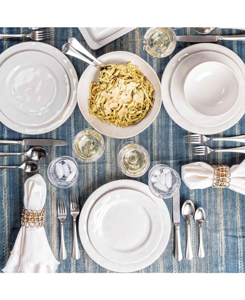 Puro Whitewash 16 Piece Dinnerware Set