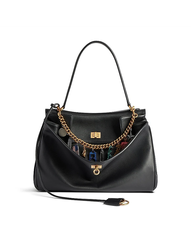 Balenciaga Rodeo Medium Handbag with Ny Souvenirs Charms