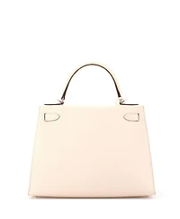 Kelly 28 Handbag Verso Epsom with Palladium Hardware