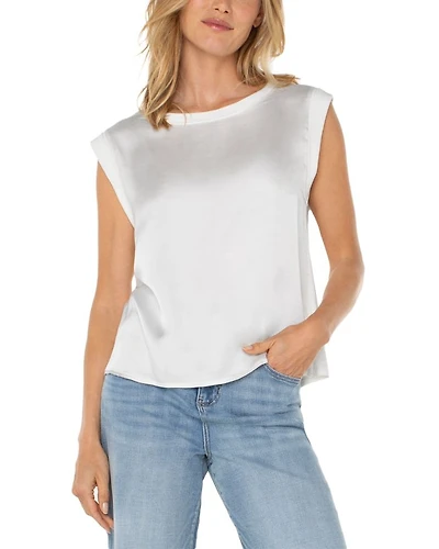 Sleeveless Woven Top
