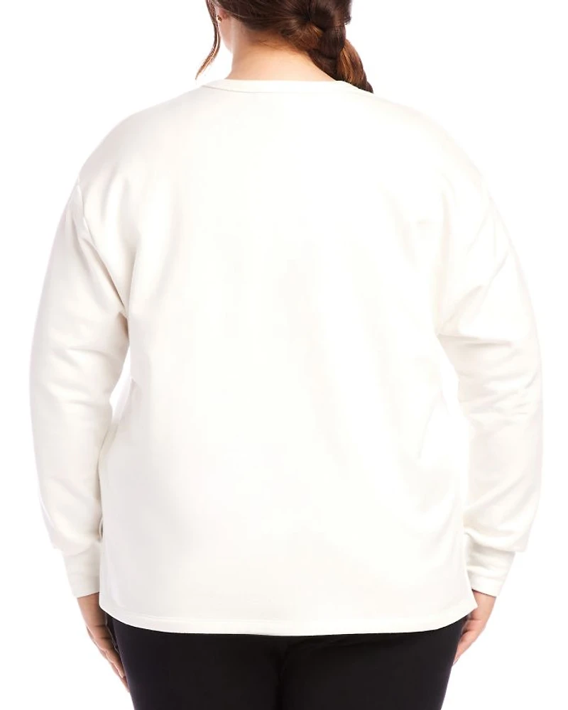 V Neck Sweatshirt