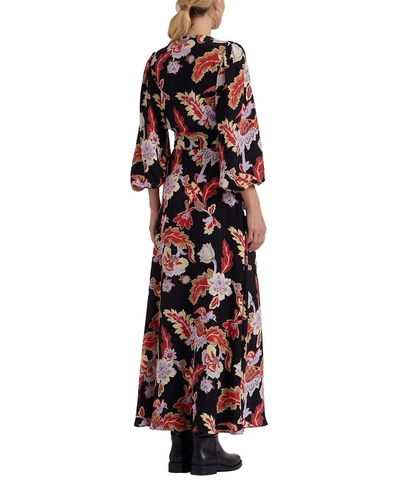 Long Camerino Dress Crepe De Chine