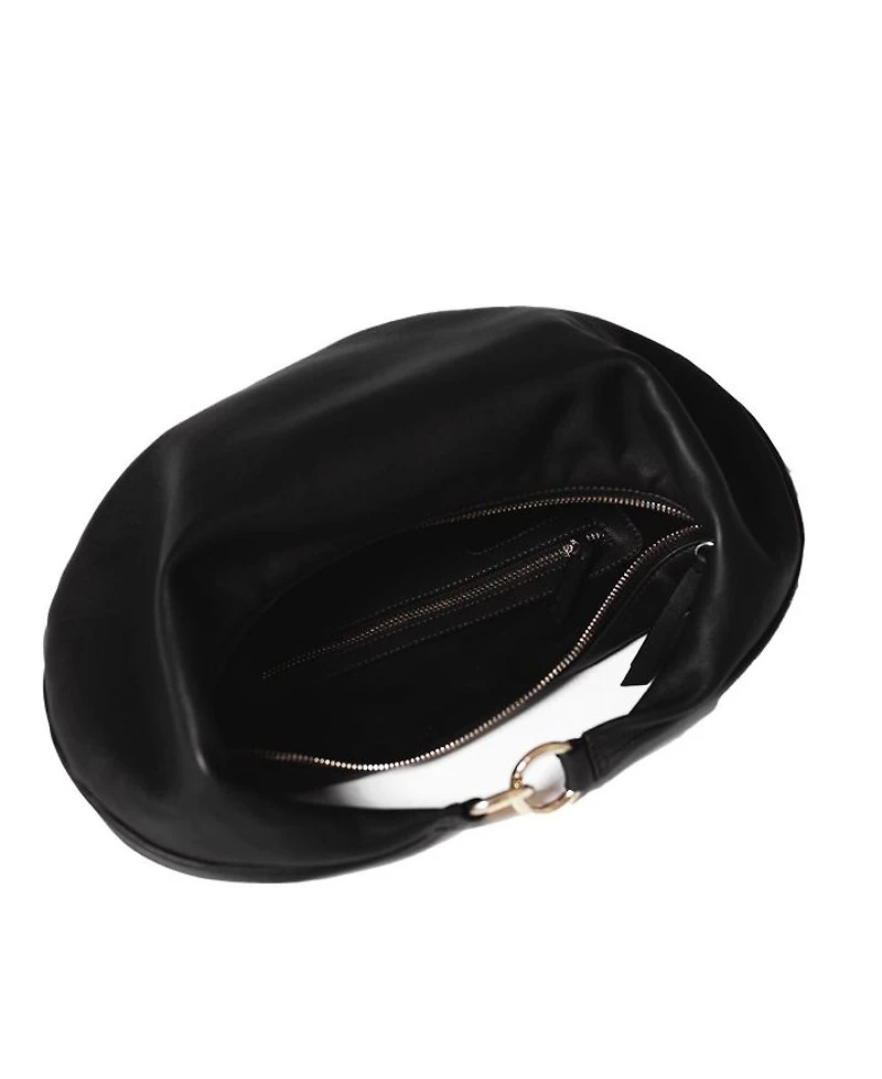 3-in-1 Convertible Hobo Crescent Ring Bag