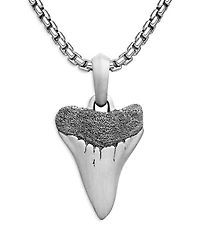 Men's Sterling Silver Shark's Tooth Amulet