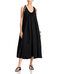 Co Gathered Midi Dress