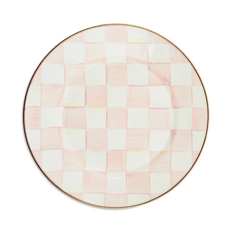 Rosy Check Dinner Plate
