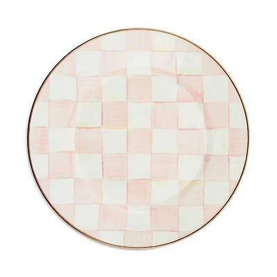 Rosy Check Dinner Plate