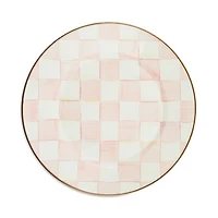 Rosy Check Dinner Plate