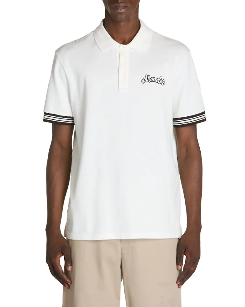 Cotton Logo Embroidered Polo Shirt