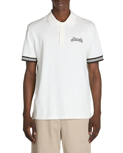 Cotton Logo Embroidered Polo Shirt