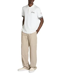 Cotton Logo Embroidered Polo Shirt