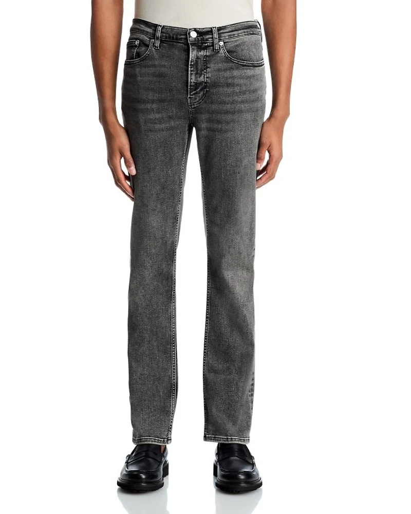 Jet Set Modern Slim Straight Jeans Silent Black