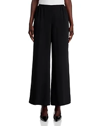 Crepe Wide Leg Pants